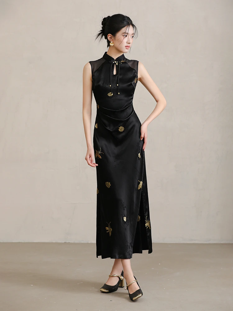 Новое женское вечернее платье Bla Me Splice Dr в китайском стиле, модифицированное ципао, летнее, 2025 года, приталенное, длинное
Новое женское вечернее платье Bla Me Splice Dr в китайском стиле, модифицированное ципао, летнее, 2025 года, приталенное, длинное