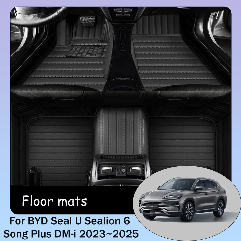 For BYD Sealion 6 Seal U Song Plus DM-i 2023~2025 2024 LHD RHD Car Floor Mats Scratch Resistant Carpets Pad Interior Accessories 
For BYD Sealion 6 Seal U Song Plus DM-i 2023~2025 2024 LHD RHD Car Floor Mats Scratch Resistant Carpets Pad Interior Accessories