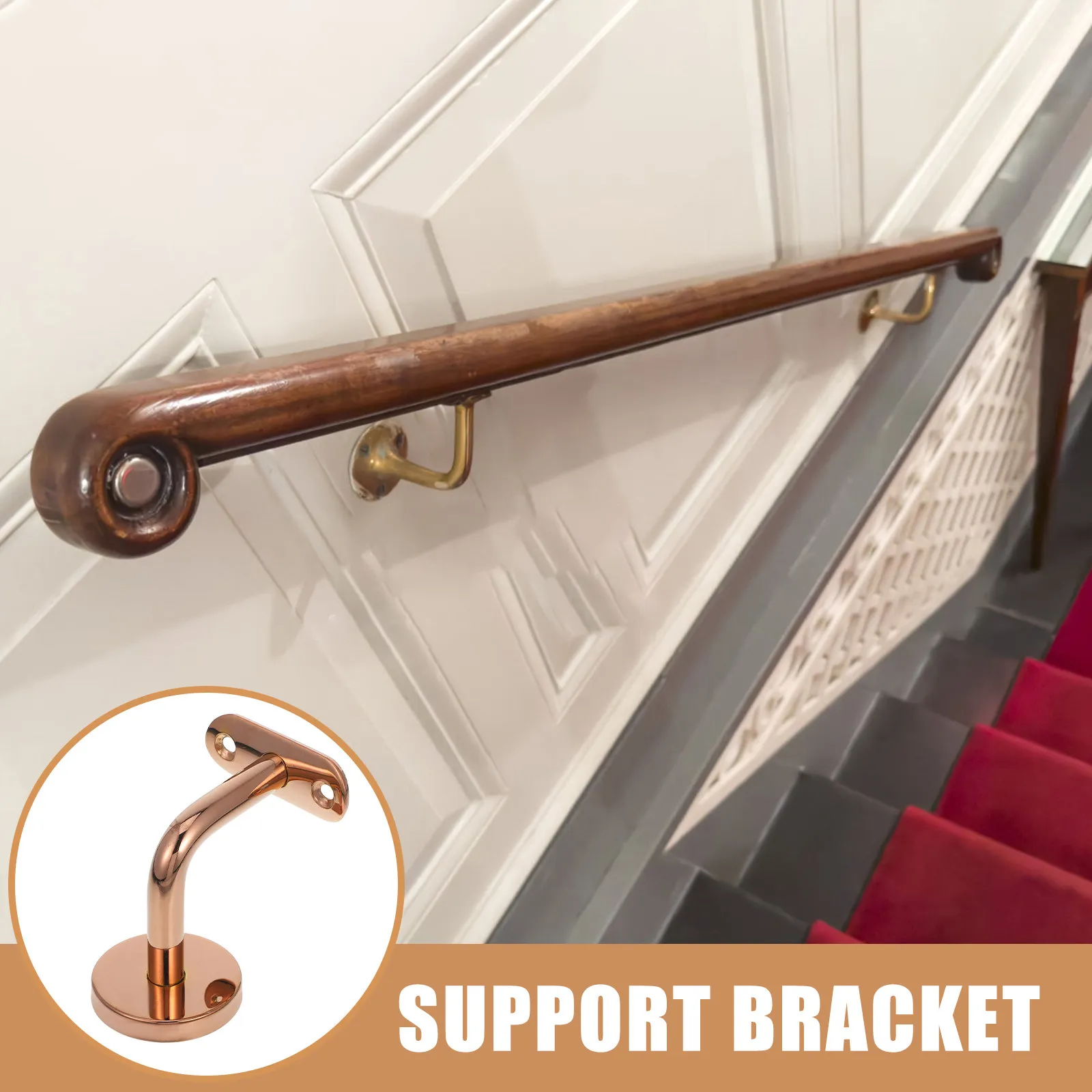 Stainless Steel Handrail Brackets for Indoor Stairs Heavy Duty Wall Mount Handrail Bracket Staircase Banister Accessories
Stainless Steel Handrail Brackets for Indoor Stairs Heavy Duty Wall Mount Handrail Bracket Staircase Banister Accessories