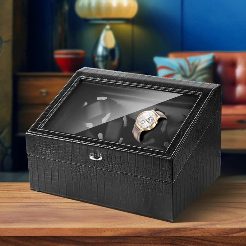 Automatic Watch Winder Business Leather Watches Winders Mute Antimagnetic Mechanical Watch Winder Storage Organizer Supplies
Automatic Watch Winder Business Leather Watches Winders Mute Antimagnetic Mechanical Watch Winder Storage Organizer Supplies
