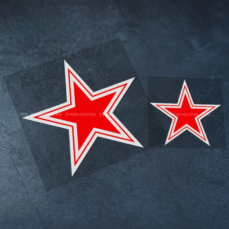 For Russian AirForce Red Star Motorcycle Stickers Durable Pentagram Motorbike Helmet Fuel Tank Body Creative Waterproof Decals
For Russian AirForce Red Star Motorcycle Stickers Durable Pentagram Motorbike Helmet Fuel Tank Body Creative Waterproof Decals