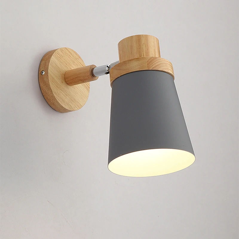 Nordic Modern E27 LED Wall Lamp Iron And Wood Adjustable Sconces Light Indoor Home Kitchen Bedside Bedroom Decoration Livingroom
Nordic Modern E27 LED Wall Lamp Iron And Wood Adjustable Sconces Light Indoor Home Kitchen Bedside Bedroom Decoration Livingroom