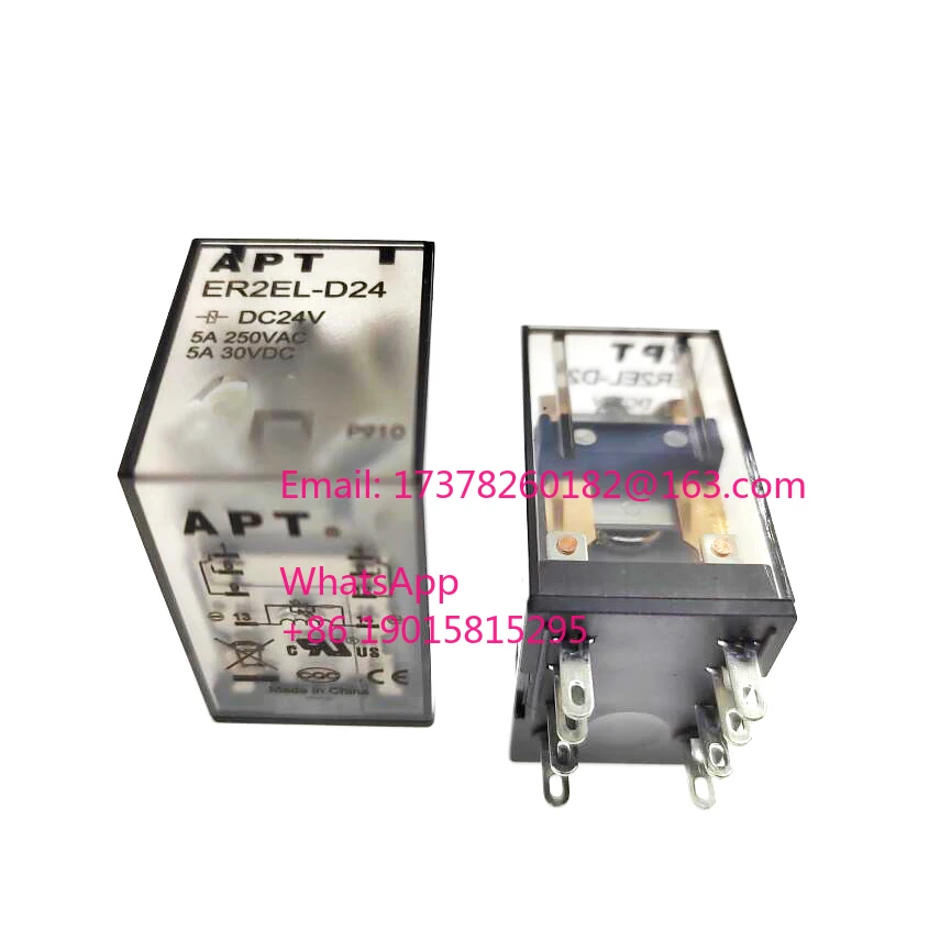 ГОРЯЧАЯ НОВОЕ реле 24 В ER2EL-D24 APT ZY2N-J DC24V ZY2N-J-DC24V APTZY4N-J 24 В DC24V 24 В постоянного тока 8 контактов
ГОРЯЧАЯ НОВОЕ реле 24 В ER2EL-D24 APT ZY2N-J DC24V ZY2N-J-DC24V APTZY4N-J 24 В DC24V 24 В постоянного тока 8 контактов