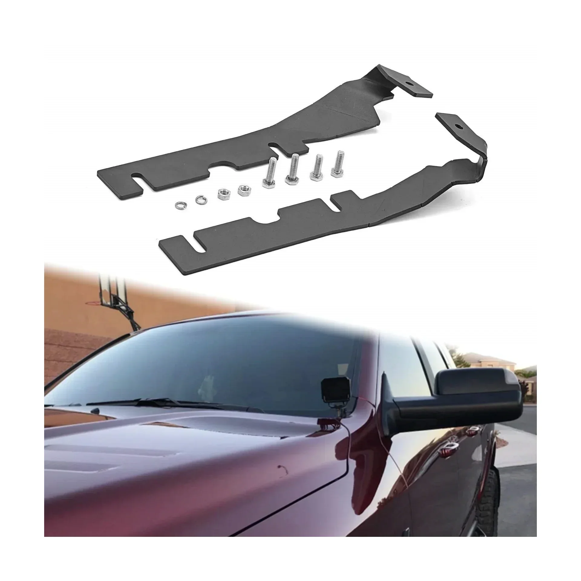 ApolloCar accessories 2Pcs Led Side Hood Hinges Cube Work Light Mount Bracket Fit For 2009-2018 Dodge RAM 1500 2500 3500
ApolloCar accessories 2Pcs Led Side Hood Hinges Cube Work Light Mount Bracket Fit For 2009-2018 Dodge RAM 1500 2500 3500