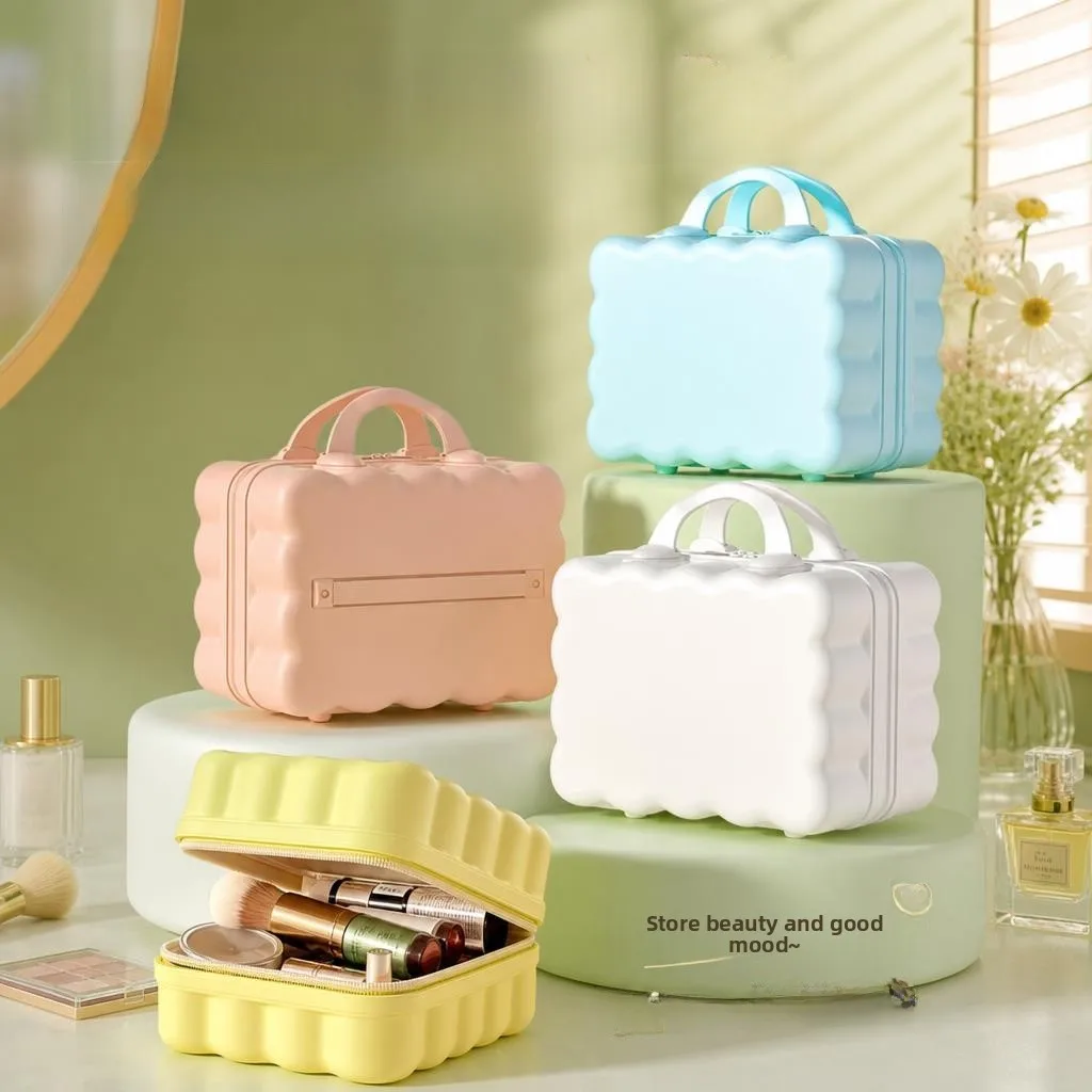 Fashionable Hardshell Luggage Cosmetic Bag Women's Travel Handheld Miniature Storage Case Carry-On Bag with Antibacterial Fabric
Fashionable Hardshell Luggage Cosmetic Bag Women's Travel Handheld Miniature Storage Case Carry-On Bag with Antibacterial Fabric