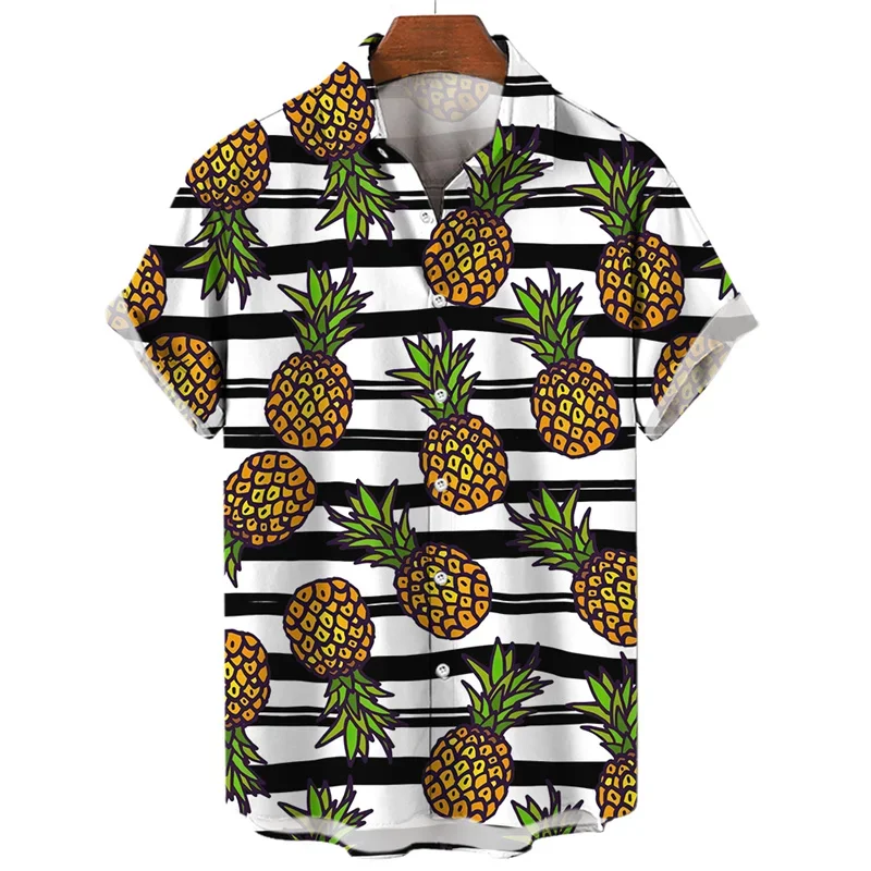 Pineapple lemon passion fruit Hawaiian shirt men 3D print coconut shirts summer short sleeve tops casual street oversized blouse
Pineapple lemon passion fruit Hawaiian shirt men 3D print coconut shirts summer short sleeve tops casual street oversized blouse