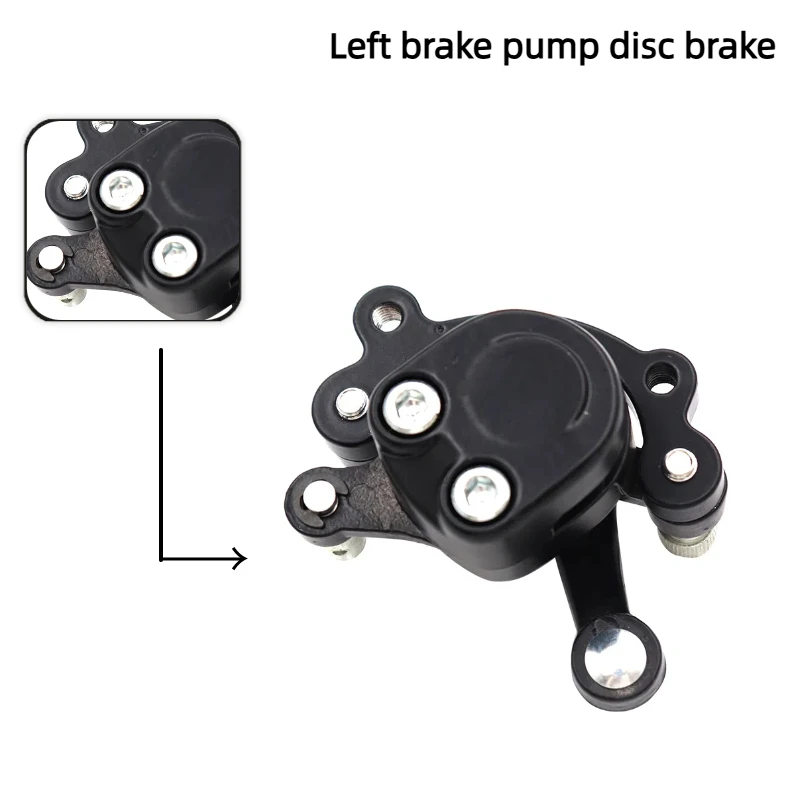 Brake pump disc brake, left black, suitable for small sports cars and small four-wheel brake accessories
Brake pump disc brake, left black, suitable for small sports cars and small four-wheel brake accessories