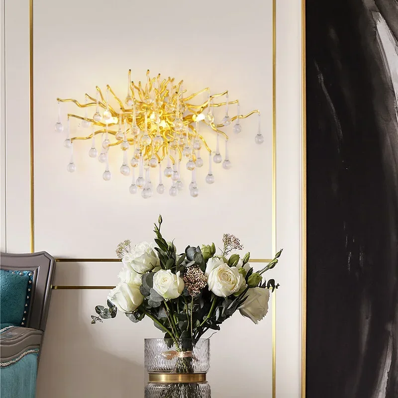 Contemporary Designer Wall Lamps Simple Personality Crystal Wall Lights Restaurant Bar Cafe Woonkamer Corridor Hotel Decorative
Contemporary Designer Wall Lamps Simple Personality Crystal Wall Lights Restaurant Bar Cafe Woonkamer Corridor Hotel Decorative