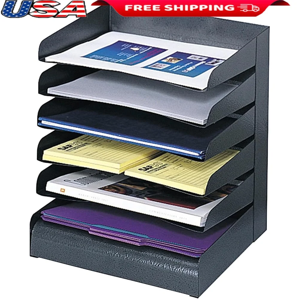 6 Tier Desk Organizer Steel Mail Sorter Sturdy Vertical Storage Solution Office Classroom Cubicle Home Office Space Saving
6 Tier Desk Organizer Steel Mail Sorter Sturdy Vertical Storage Solution Office Classroom Cubicle Home Office Space Saving