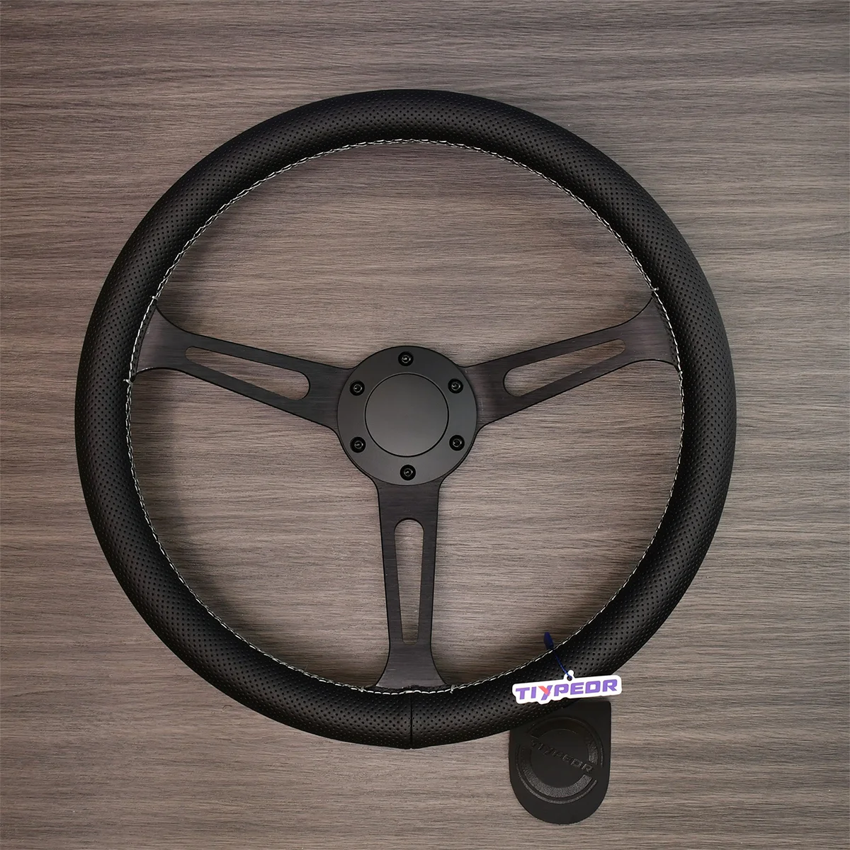 TIYPEOR 380MM Sanded Black Interior Leather High-Quality General Motors Steering Wheel Brand New
TIYPEOR 380MM Sanded Black Interior Leather High-Quality General Motors Steering Wheel Brand New