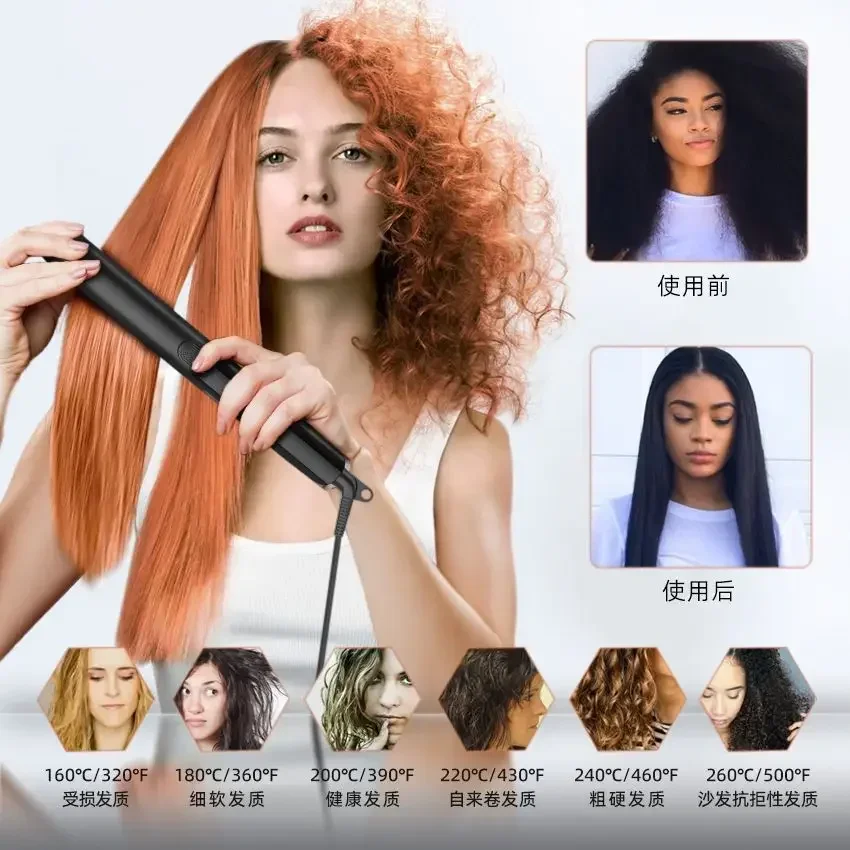 High quality Negative Ion Straightening Splint Curling Iron Straight Curling Dual-purpose Multi-purpose Two-in-one Straight Pl
High quality Negative Ion Straightening Splint Curling Iron Straight Curling Dual-purpose Multi-purpose Two-in-one Straight Pl