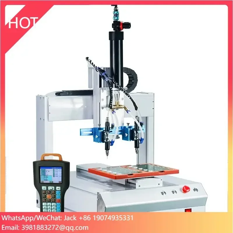 Three Axis Double Head Silicone Dispensing Robot Automatic Silicone Dispenser Machine
Three Axis Double Head Silicone Dispensing Robot Automatic Silicone Dispenser Machine