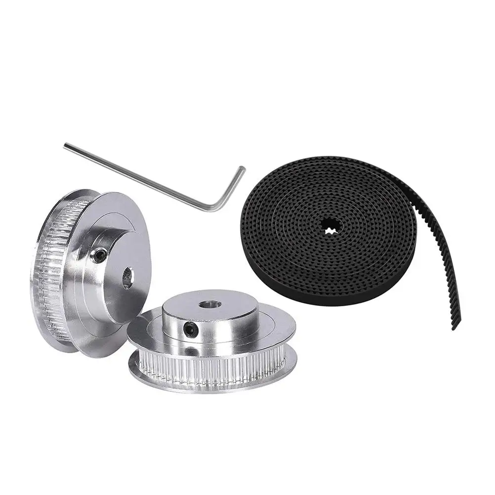4PCS 3D Accessories Timing Pulley Belt 2M Length Aluminum Alloy Linear Belt Pulley for 5mm Shafts
4PCS 3D Accessories Timing Pulley Belt 2M Length Aluminum Alloy Linear Belt Pulley for 5mm Shafts