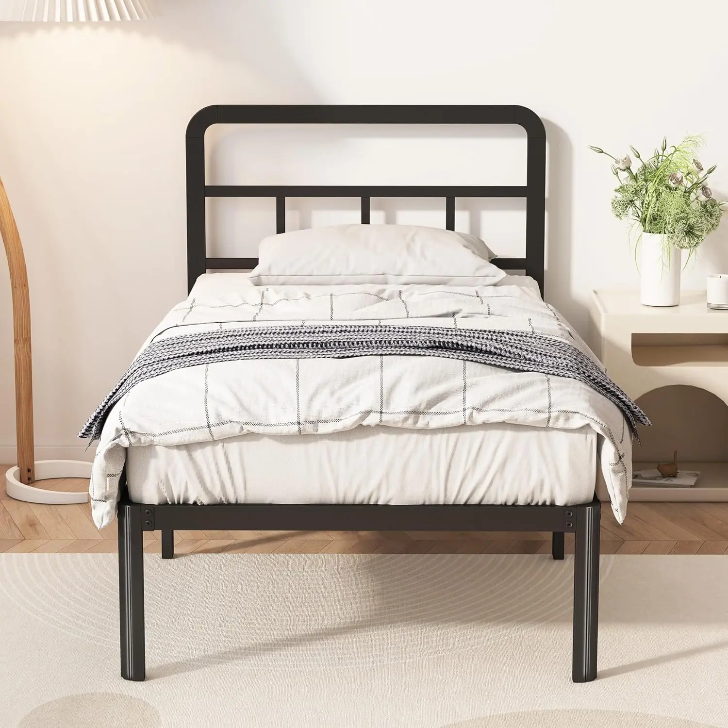 14 H Twin Xl Bed Frame With Headboard, Heavy Duty Metal Xl Twin Platform Bed Frame With Rounded Corner Legs, No Box Spring Ned,
14 H Twin Xl Bed Frame With Headboard, Heavy Duty Metal Xl Twin Platform Bed Frame With Rounded Corner Legs, No Box Spring Ned,