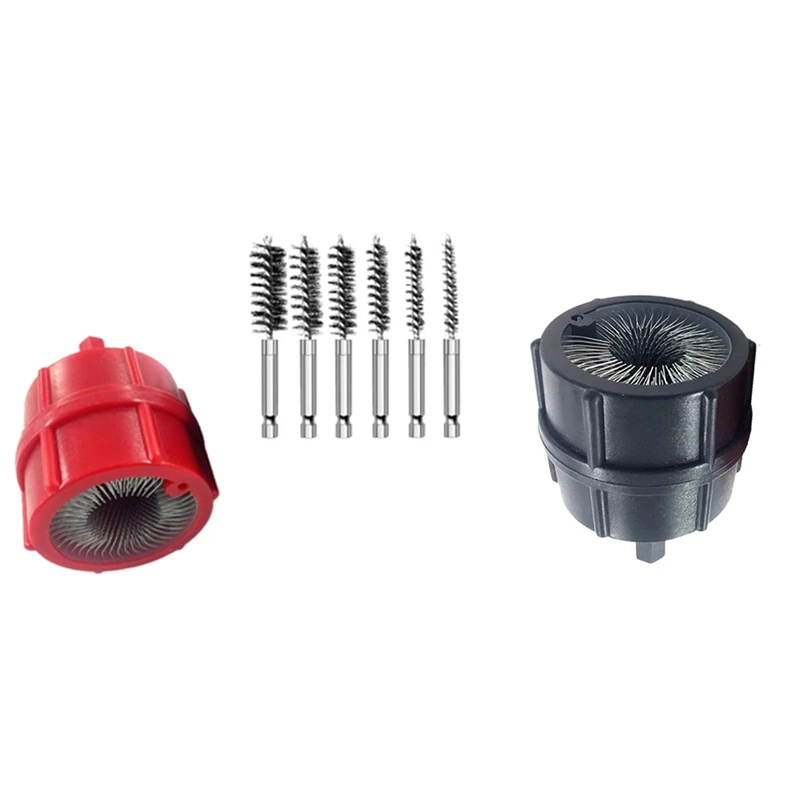 LJL-Copper Pipe Cleaner For Power Drill, Cleans Copper / Bronze / Brass Pipes And Tubes For Soldering, With Wire Bristle
LJL-Copper Pipe Cleaner For Power Drill, Cleans Copper / Bronze / Brass Pipes And Tubes For Soldering, With Wire Bristle