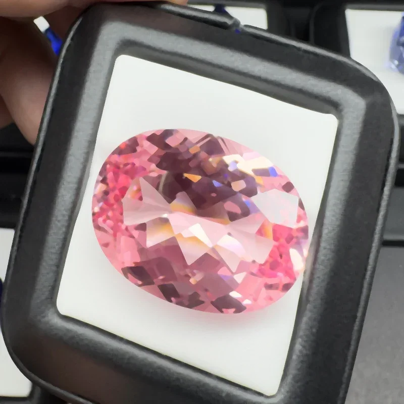 NEW Lab Grown Padparadscha Red Lotus Color Oval Cut 20x30mm 64.2ct Charm Gemstones for Gift DIY Jewelry Making with AGL Certific
NEW Lab Grown Padparadscha Red Lotus Color Oval Cut 20x30mm 64.2ct Charm Gemstones for Gift DIY Jewelry Making with AGL Certific
