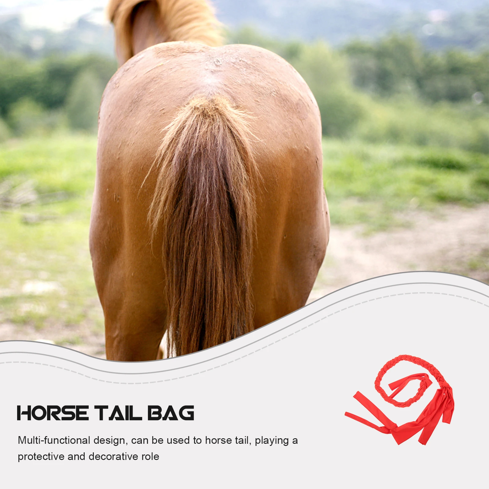 Multi-Functional Horse Pouch Fabric Protector Bag Grooming Tail Protection Dirt Proof Elegant Decor Cow Tail Cover Shedding
Multi-Functional Horse Pouch Fabric Protector Bag Grooming Tail Protection Dirt Proof Elegant Decor Cow Tail Cover Shedding
