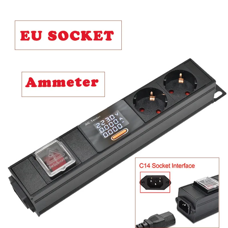 wireless PDU power strip Network cabinet rack aluminum alloy housing EU socket C14 port connection with ammeter digital display
wireless PDU power strip Network cabinet rack aluminum alloy housing EU socket C14 port connection with ammeter digital display