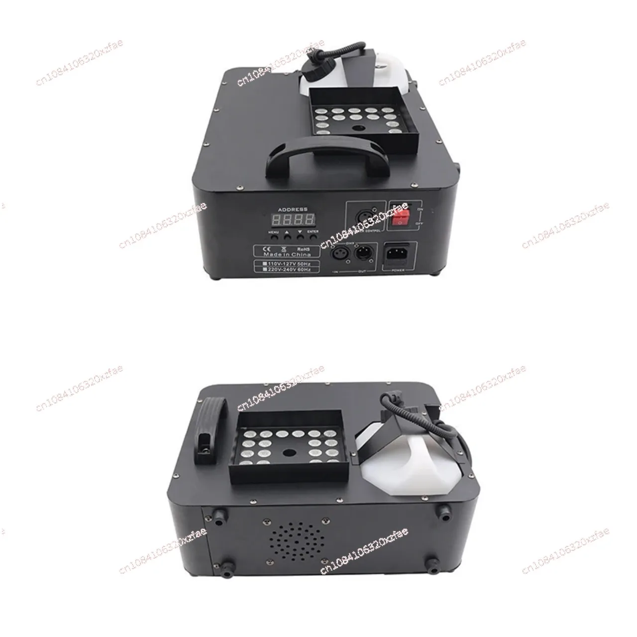 24x9W Stage Equipment Professional Fog Machine 1 1500W LED Colorful Fog Machine Vertical Fog Machine
24x9W Stage Equipment Professional Fog Machine 1 1500W LED Colorful Fog Machine Vertical Fog Machine