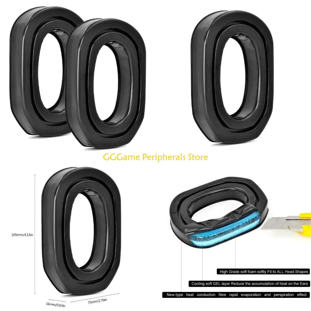 U55B 2pcs Silicone Gel Ear Pads Cushion Headphone Cover Bluetooth-compatible Headset Earmuffs for Walker for Razor Electric S
U55B 2pcs Silicone Gel Ear Pads Cushion Headphone Cover Bluetooth-compatible Headset Earmuffs for Walker for Razor Electric S