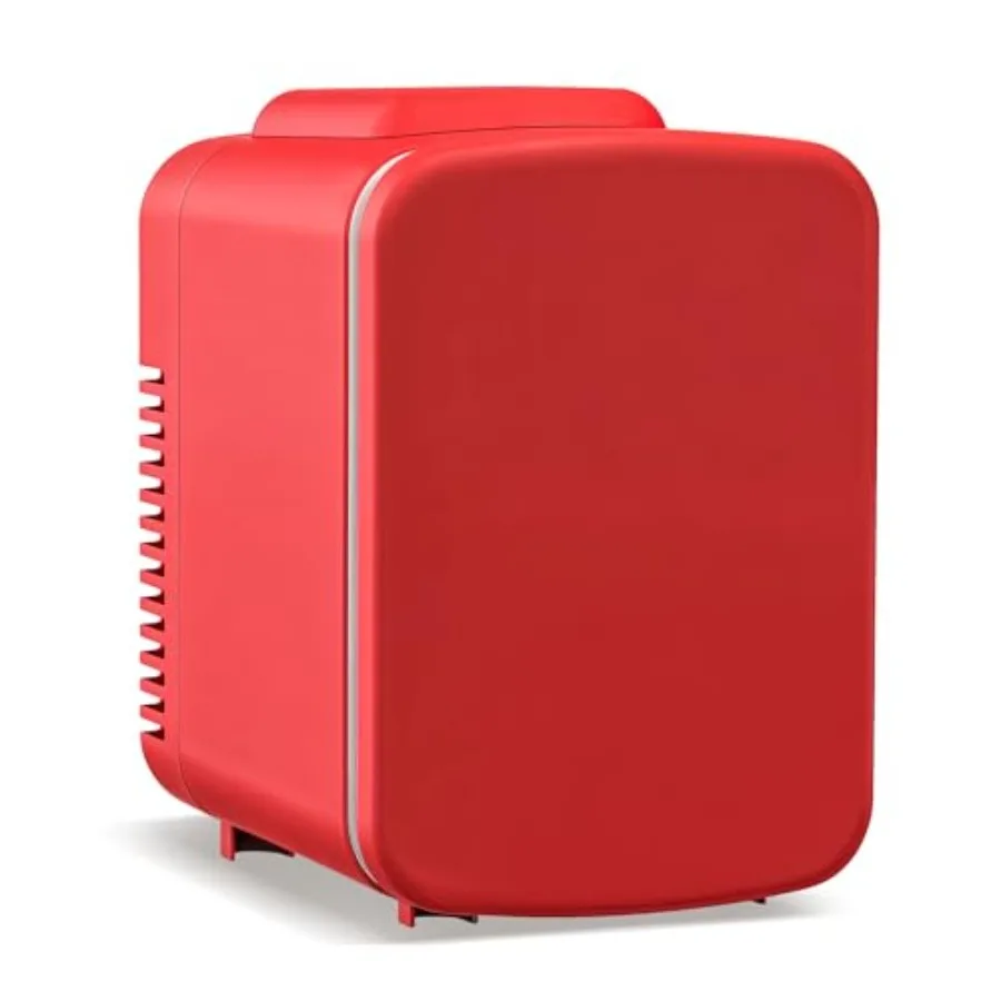 Portable Mini Fridge 4 Liter 6 Can Cooler and Warmer Compact Refrigerators 100% Freon-Free and Eco Friendly for Skincare Red
Portable Mini Fridge 4 Liter 6 Can Cooler and Warmer Compact Refrigerators 100% Freon-Free and Eco Friendly for Skincare Red
