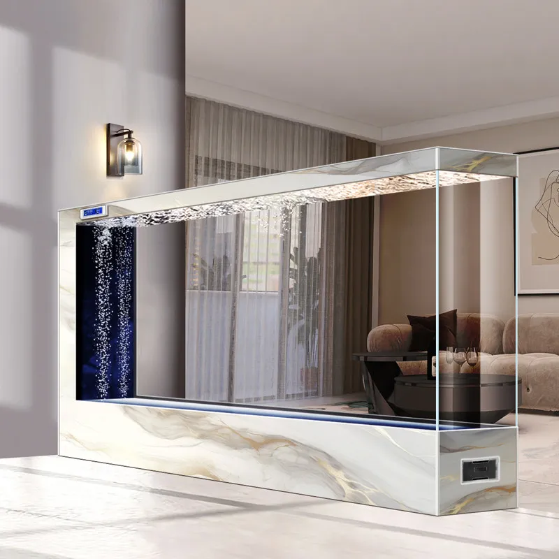 Floor-to-ceiling fish tank aquarium household ultra-white glass screen goldfish tropical fish tank
Floor-to-ceiling fish tank aquarium household ultra-white glass screen goldfish tropical fish tank
