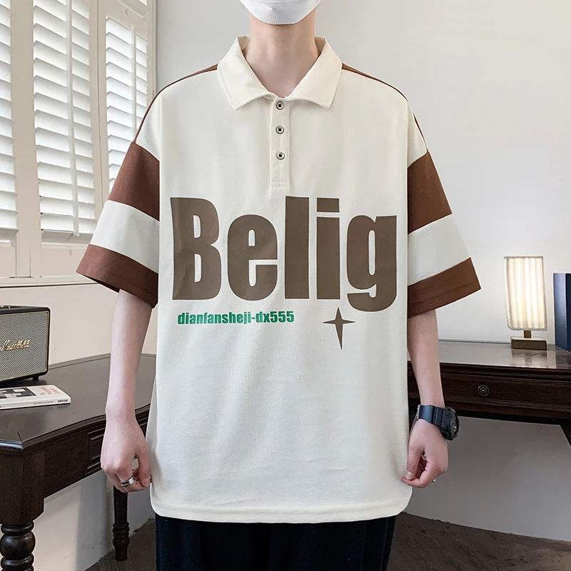 Men's ort Sve irt Ice Silk Casual Thin Collar T-irt Summer New Sle Faionable Loose Fit Polyester Fiber
Men's ort Sve irt Ice Silk Casual Thin Collar T-irt Summer New Sle Faionable Loose Fit Polyester Fiber