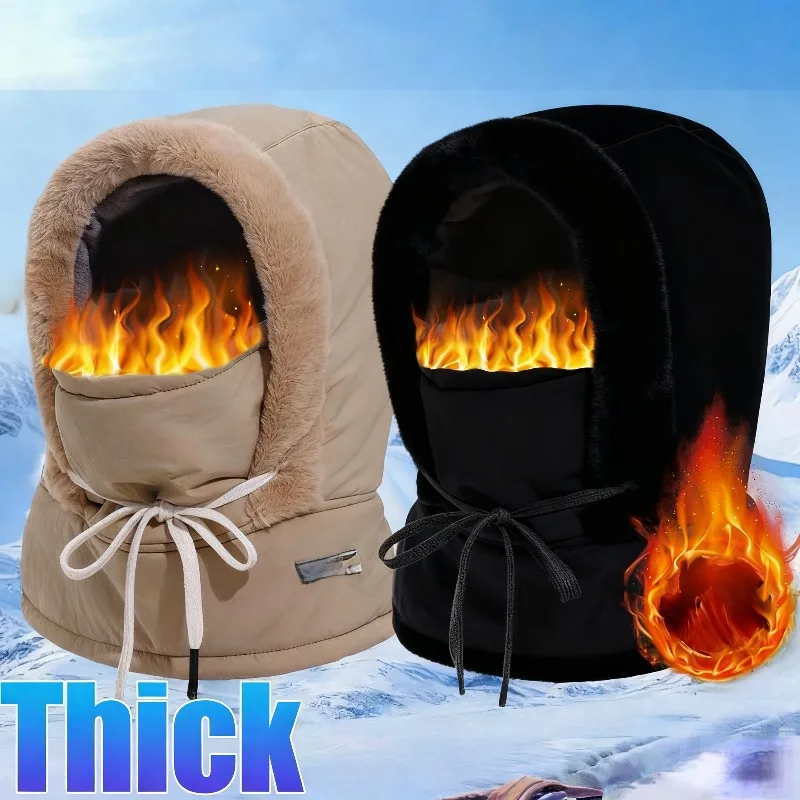 Windproof Full Mask Hats Winter Thick Warm Face Cover Plush Knitted Neck Warmer for Men Women Outdoor Sports Ski Cycling Caps
Windproof Full Mask Hats Winter Thick Warm Face Cover Plush Knitted Neck Warmer for Men Women Outdoor Sports Ski Cycling Caps