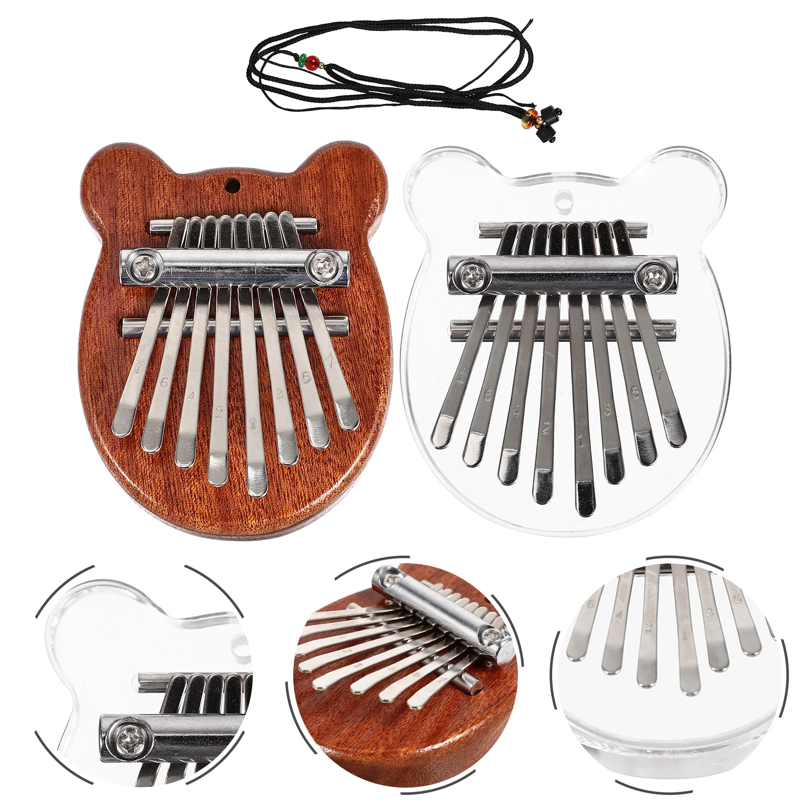 2Pcs 8Tone Miniature Thumb Piano Cute Kalimba Finger Instruments for Beginners Kids Music Plaything Gifts Portable Outdoor
2Pcs 8Tone Miniature Thumb Piano Cute Kalimba Finger Instruments for Beginners Kids Music Plaything Gifts Portable Outdoor