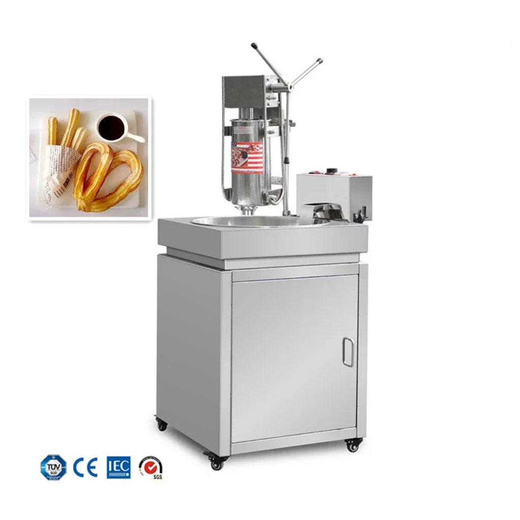 30L Automatic Electric Churro Machine with Fryer Spain Churros Machine Churros Maker
30L Automatic Electric Churro Machine with Fryer Spain Churros Machine Churros Maker