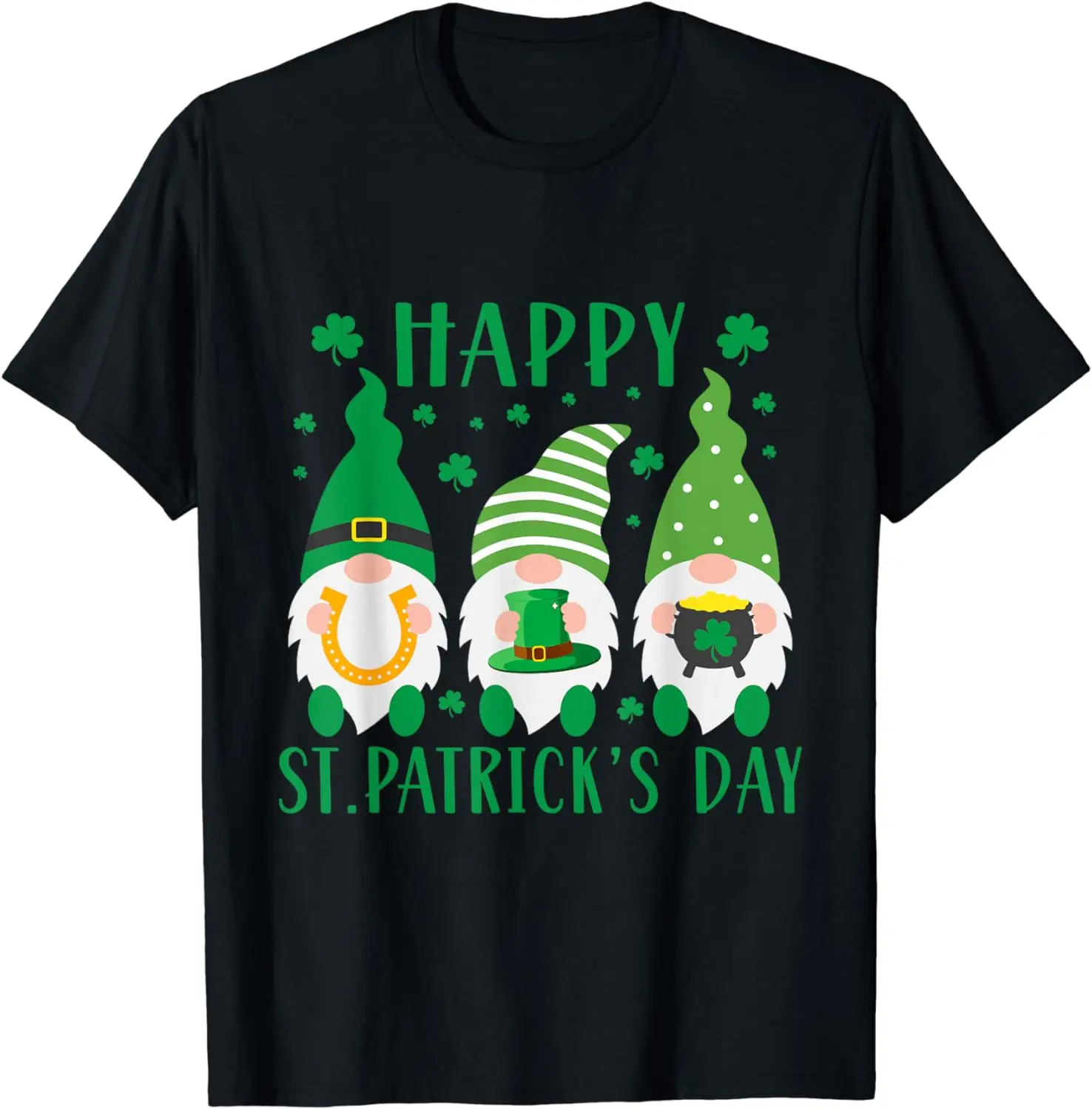 Cartoon Three Gnomes Lucky Shamrock St Patrick's Day Irish Squad T-Shirt for Men Women Casual Daily Four Seasons Tees
Cartoon Three Gnomes Lucky Shamrock St Patrick's Day Irish Squad T-Shirt for Men Women Casual Daily Four Seasons Tees