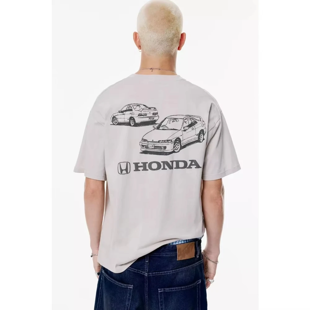 Honda 2026 New Hot Graphic Men's and Women's T-shirt Civic Summer Cotton Shirts Spring and Autumn Motorcycle Off-road Loose Top
Honda 2026 New Hot Graphic Men's and Women's T-shirt Civic Summer Cotton Shirts Spring and Autumn Motorcycle Off-road Loose Top