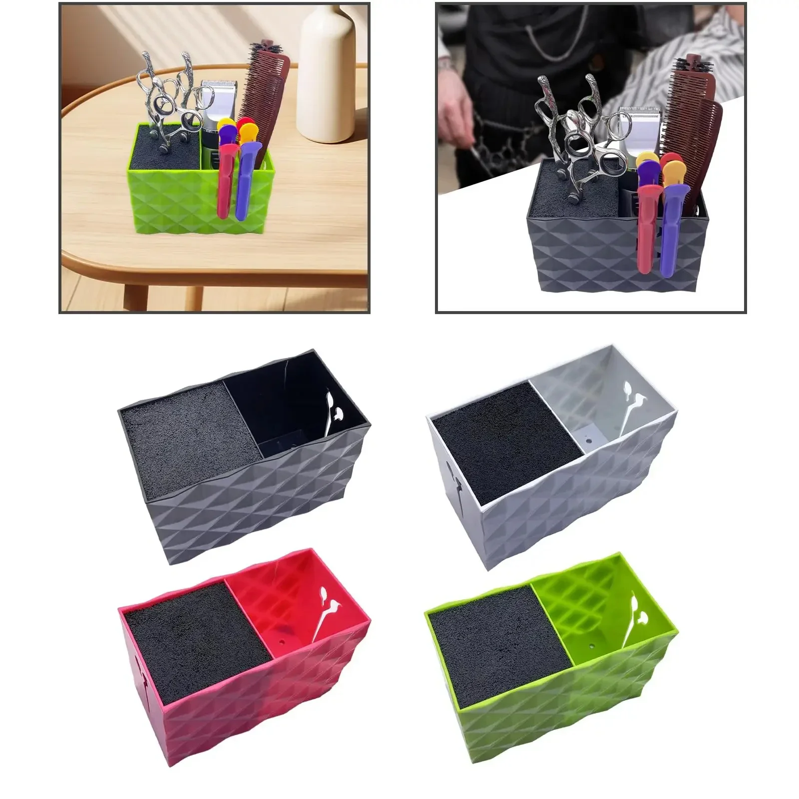1pc Hairdressing Accessory Organizer Storage Plastic Box Barber Shop Scissors Organizer Stand Hairdressing Tool
1pc Hairdressing Accessory Organizer Storage Plastic Box Barber Shop Scissors Organizer Stand Hairdressing Tool