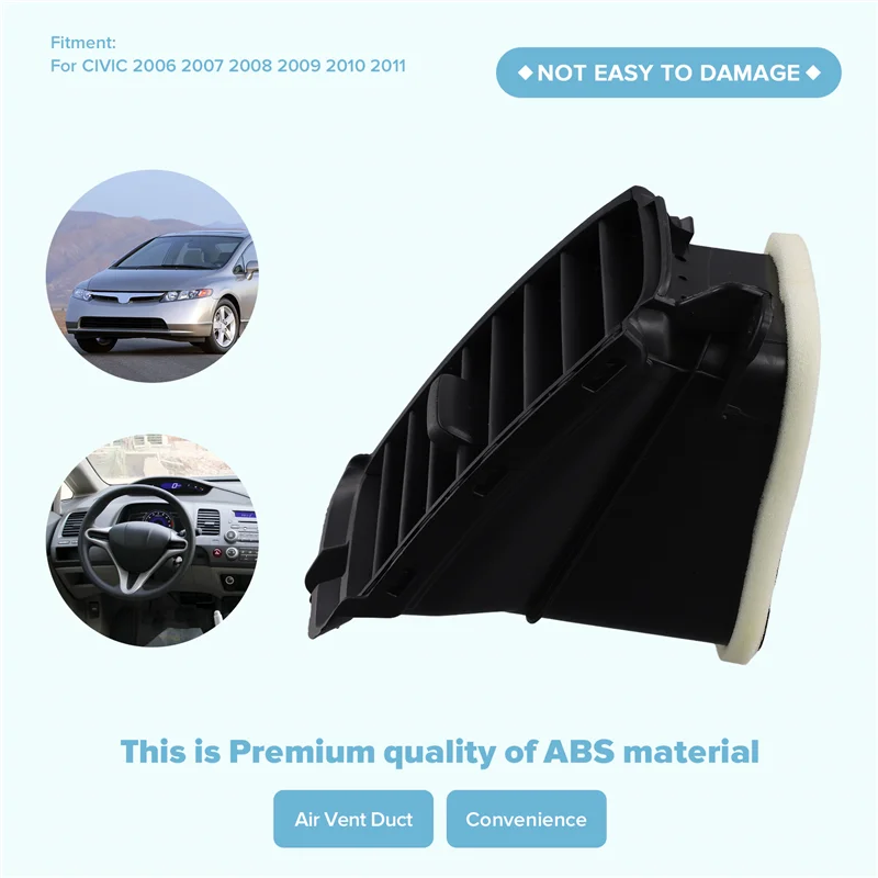 For HONDA CIVIC FA1 FD1 FD2 2006-2011 Driver Side AC Air Conditioner Vent Outlet 77610-SNB-G11 Right LHD
For HONDA CIVIC FA1 FD1 FD2 2006-2011 Driver Side AC Air Conditioner Vent Outlet 77610-SNB-G11 Right LHD