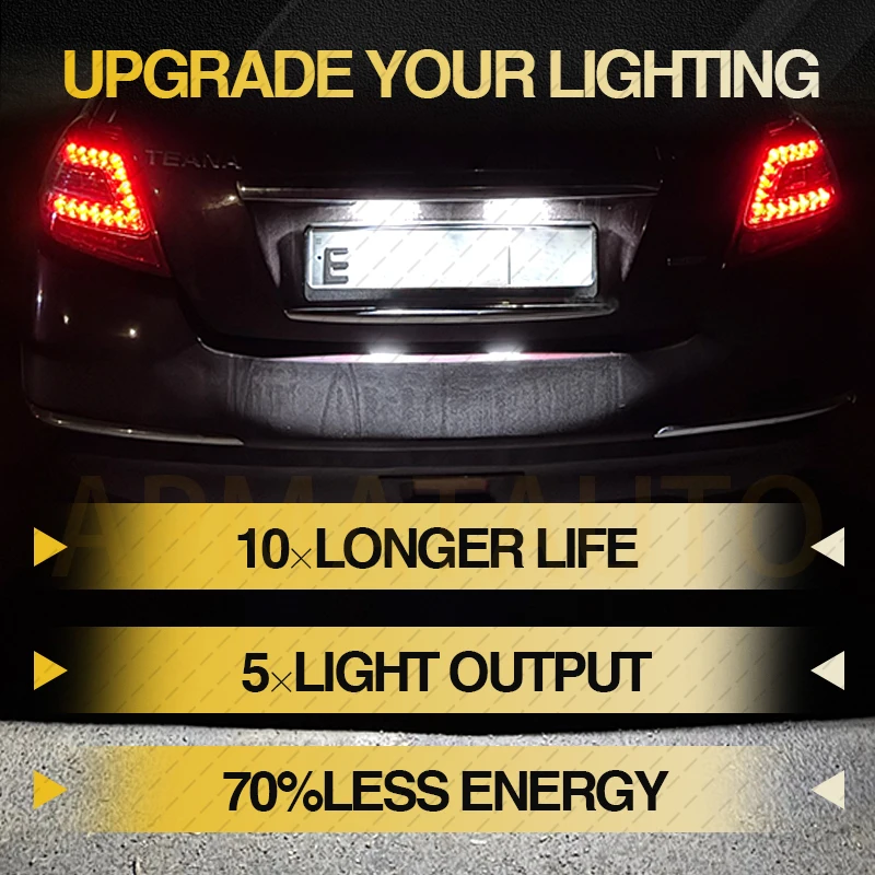 2x LED License Number Plate Lamp Car Light 1pair 18 3528 SMD Fit for Nissan TEANA J31 J32 Maxima Cefiro Altima Rogue Sentra
2x LED License Number Plate Lamp Car Light 1pair 18 3528 SMD Fit for Nissan TEANA J31 J32 Maxima Cefiro Altima Rogue Sentra