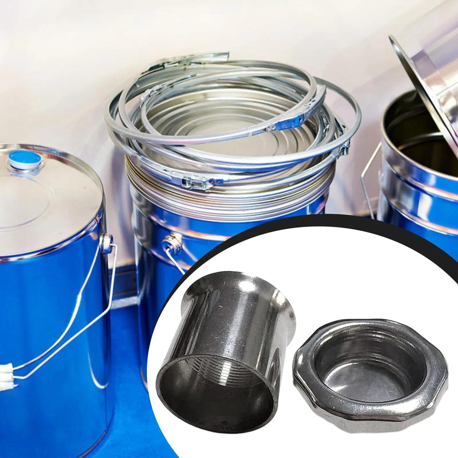 Oil Drum Lid and High Mouth Fuel Container Cap Maintenance Tins Accessories Gas Thread Seal for
Oil Drum Lid and High Mouth Fuel Container Cap Maintenance Tins Accessories Gas Thread Seal for