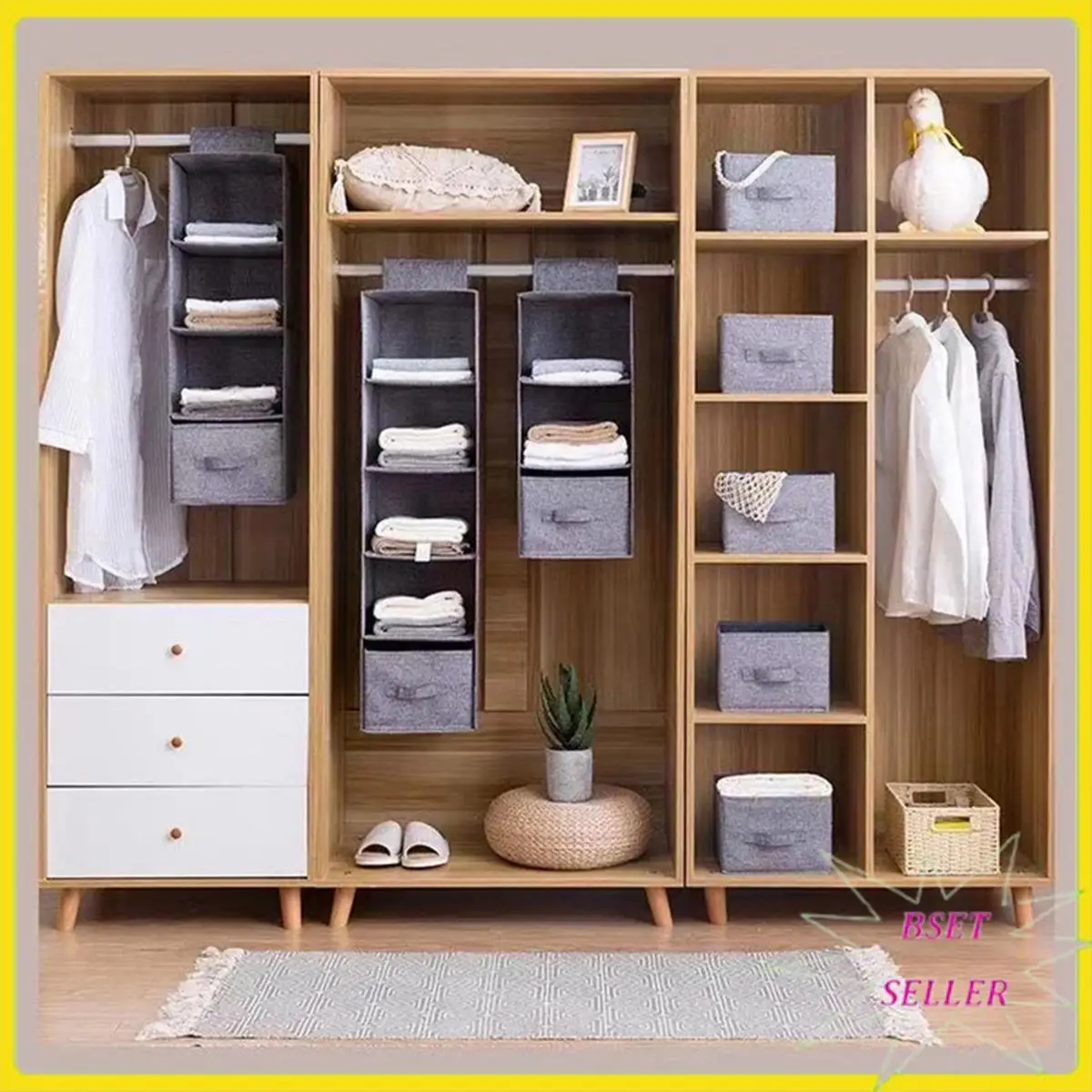 A010 Wardrobe Hanging Storage Bag Interlayer Drawer Type Clothes Hangers Holder Portable Organizer Hanging
A010 Wardrobe Hanging Storage Bag Interlayer Drawer Type Clothes Hangers Holder Portable Organizer Hanging