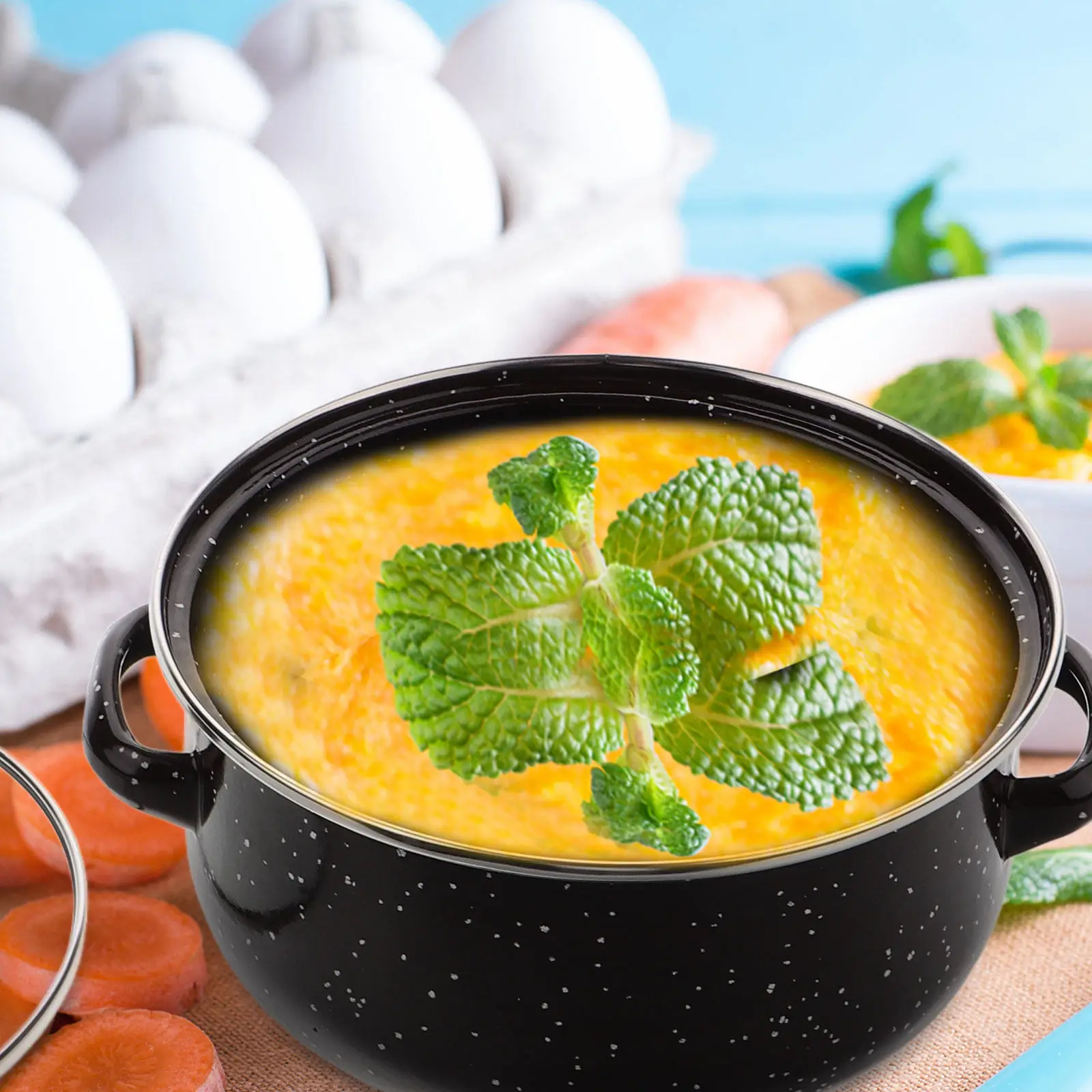 1Set Vintage Enamel Pot Set with Lid Small Stockpot for Soup Milk Portable Cooking Pan Multi Functional Kitchen Pots Set
1Set Vintage Enamel Pot Set with Lid Small Stockpot for Soup Milk Portable Cooking Pan Multi Functional Kitchen Pots Set