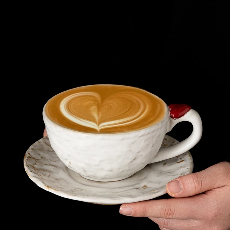 Love Coffee Cup Saucer Set,Creative European Afternoon Tea Cup,High Beauty Couple Ceramic Mug,Candy Dim Sum Plate with Hand Gift
Love Coffee Cup Saucer Set,Creative European Afternoon Tea Cup,High Beauty Couple Ceramic Mug,Candy Dim Sum Plate with Hand Gift