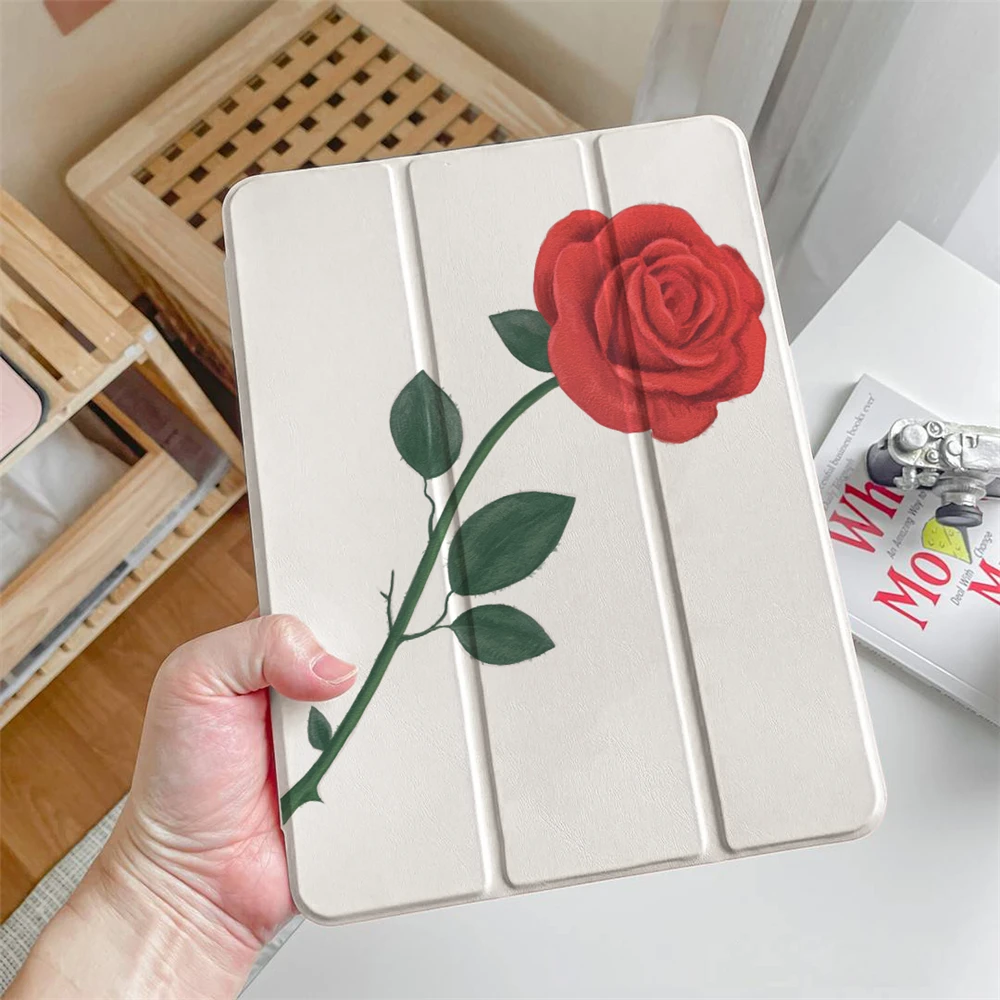 Чехол для планшета с принтом розы для iPad Pro 11 M4 2024, чехол Smart Cover для iPad Air 13 Pro 12.9 Air 11 M3 M2 10.9 10th 11th A16 Mini 7
Чехол для планшета с принтом розы для iPad Pro 11 M4 2024, чехол Smart Cover для iPad Air 13 Pro 12.9 Air 11 M3 M2 10.9 10th 11th A16 Mini 7