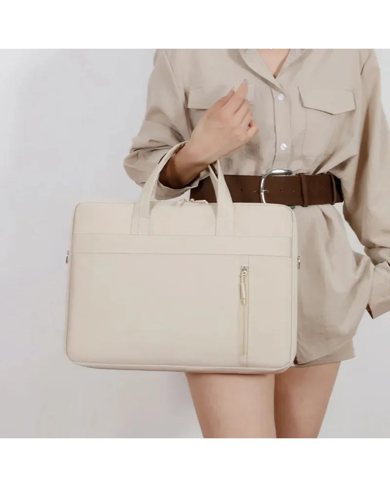 Beige Laptop Shoulder Bag 13 14 15.6 Inch Notebook Briefcase With Detachable Strap Oxford Cloth Water Resistant Bag
Beige Laptop Shoulder Bag 13 14 15.6 Inch Notebook Briefcase With Detachable Strap Oxford Cloth Water Resistant Bag