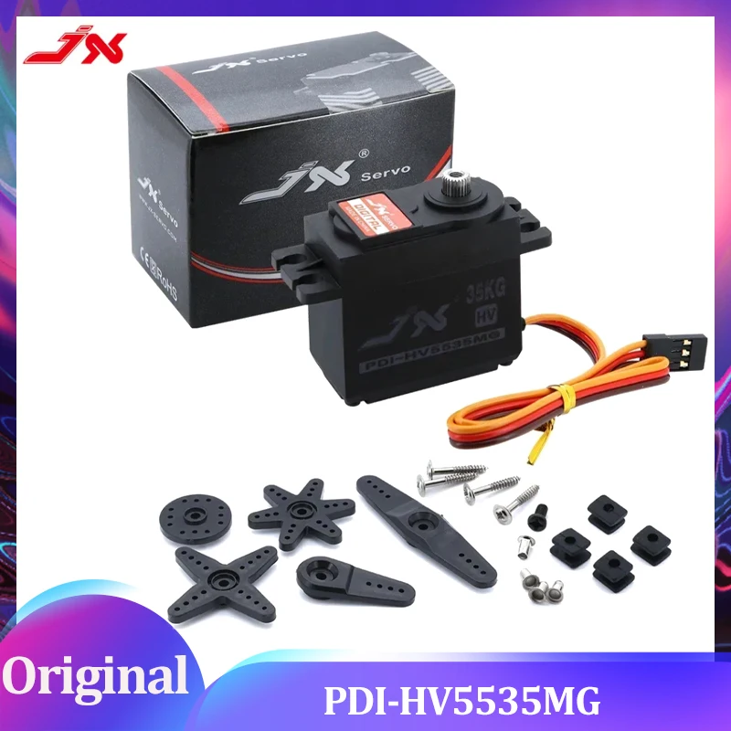 JX RC Servo PDIHV5535MG 35KG Digital CoreBrushed Metal Gear Digital Servo for 1/8 1/10 RC Car
JX RC Servo PDIHV5535MG 35KG Digital CoreBrushed Metal Gear Digital Servo for 1/8 1/10 RC Car