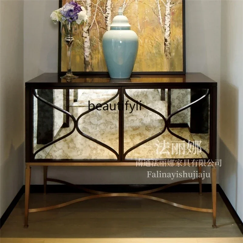 D80 Light luxury door cabinet Entry foyer aisle Decorative storage Edge cabinet Mirror partition cabinet
D80 Light luxury door cabinet Entry foyer aisle Decorative storage Edge cabinet Mirror partition cabinet
