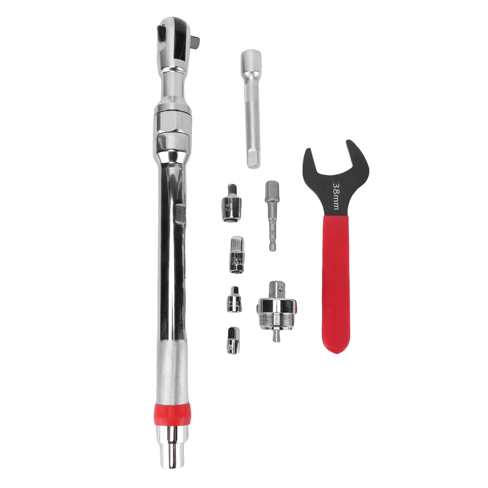 Offset Wrench Extender Heavy Duty Ratchet Impact Extension 2 in 1 Manual Automatic with 1/2in Adapter for Electric Drill
Offset Wrench Extender Heavy Duty Ratchet Impact Extension 2 in 1 Manual Automatic with 1/2in Adapter for Electric Drill