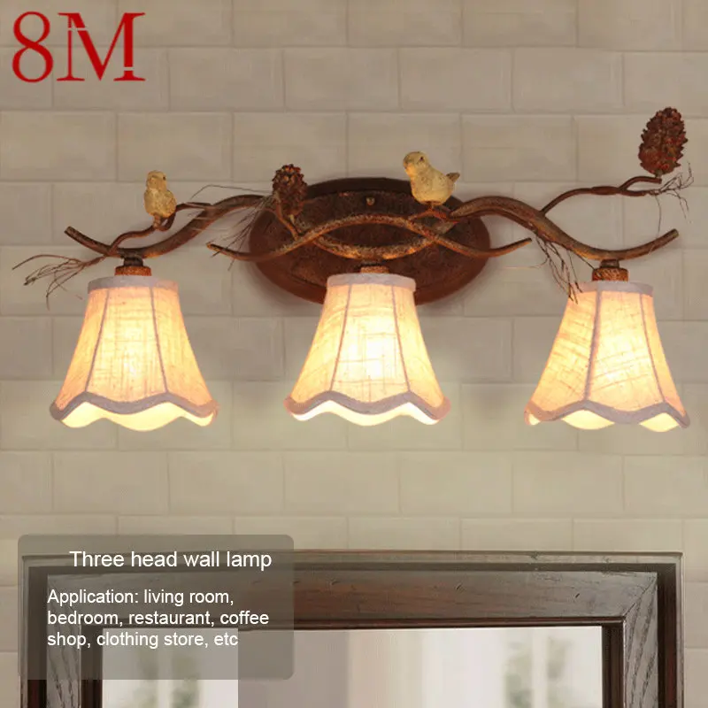 8M Modern Retro Wall Sconce Lamp LED Creative Bird Decor Mirror Light For Home Living Bedroom Bedside Corridor
8M Modern Retro Wall Sconce Lamp LED Creative Bird Decor Mirror Light For Home Living Bedroom Bedside Corridor