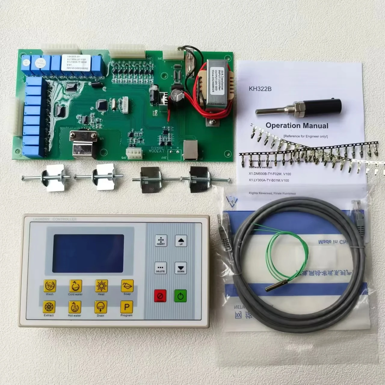 KH322B Washing Machine Accessories Universal Industrial Washing Machine Control Panel
KH322B Washing Machine Accessories Universal Industrial Washing Machine Control Panel