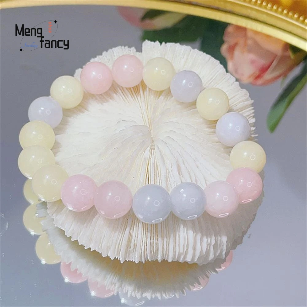Natural New Morgan Stone Colourful Circle Beaded Bracelet Female Charm Exquisite High-grade Luxury Quality Jewelry Holiday Gift
Natural New Morgan Stone Colourful Circle Beaded Bracelet Female Charm Exquisite High-grade Luxury Quality Jewelry Holiday Gift