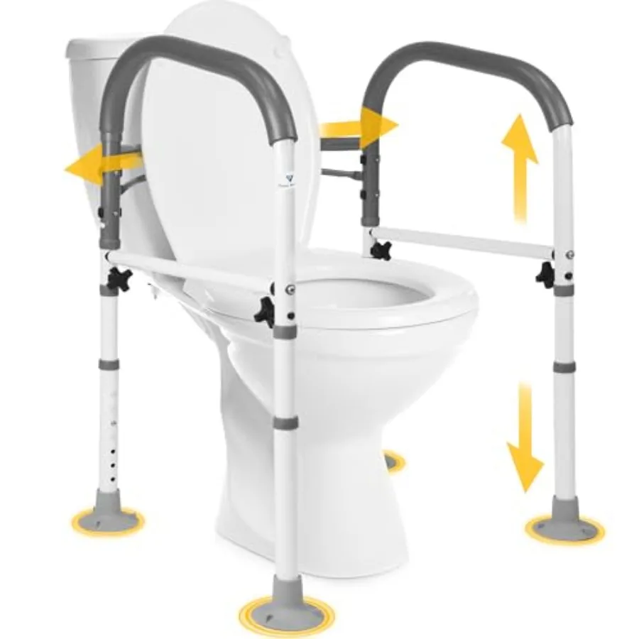 Medical Adjustable Toilet Safety Rail for Seniors Foldable Toilet Safety Frame for Elderly Adults Bathroom Grab Bar Handle Toil
Medical Adjustable Toilet Safety Rail for Seniors Foldable Toilet Safety Frame for Elderly Adults Bathroom Grab Bar Handle Toil