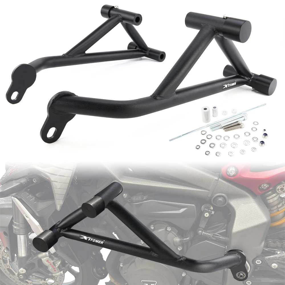 Motorcycle Stunt Crash Cage Engine Guard Highway Bar Bumper Protector Race Rail STREET TRIPLE 675 765 / RS 765 2017 For TRIUMPH
Motorcycle Stunt Crash Cage Engine Guard Highway Bar Bumper Protector Race Rail STREET TRIPLE 675 765 / RS 765 2017 For TRIUMPH