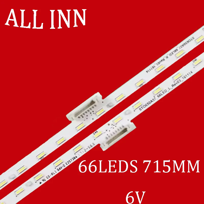 LED Strips for 65 TV STO650A58 KD-65XE8505 KD-65XE7003 KD-65XE7005 KD-65XE7073 KD-65XE7093 KD-65XF7002 KD-65X8500E KD-65XE7002
LED Strips for 65 TV STO650A58 KD-65XE8505 KD-65XE7003 KD-65XE7005 KD-65XE7073 KD-65XE7093 KD-65XF7002 KD-65X8500E KD-65XE7002